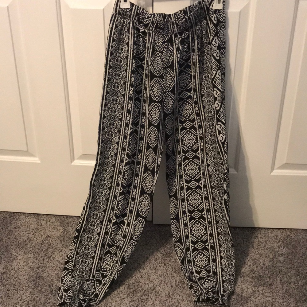 Printed flowers pants